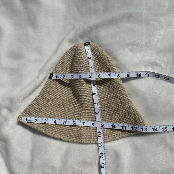 Lauren Manoogian Bell Hat 60% Cotton 40% Linen Natural New with Tags $310 - Picture 9 of 9